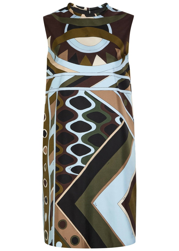 Photo: Pucci Printed Silk Mini Dress Multicoloured