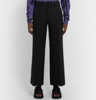 Sasquatchfabrix. - Cropped Wool-Blend Suit Trousers - Black