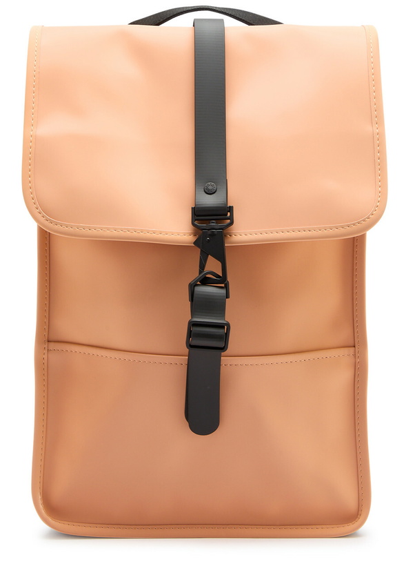 Photo: Rains Mini Rubberised Backpack - Peach - One Size