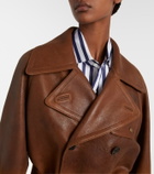 Ralph Lauren Collection Double-breasted leather jacket