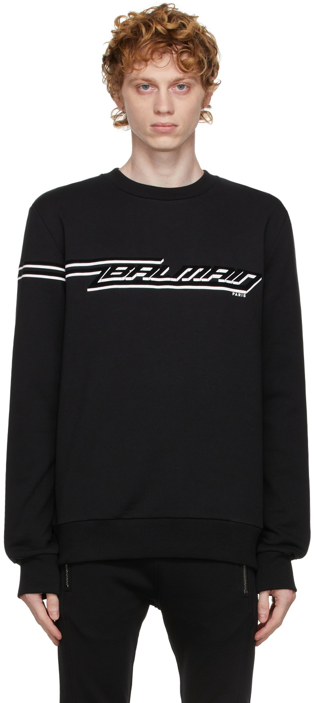 Balmain Black Logo Sweatshirt Balmain