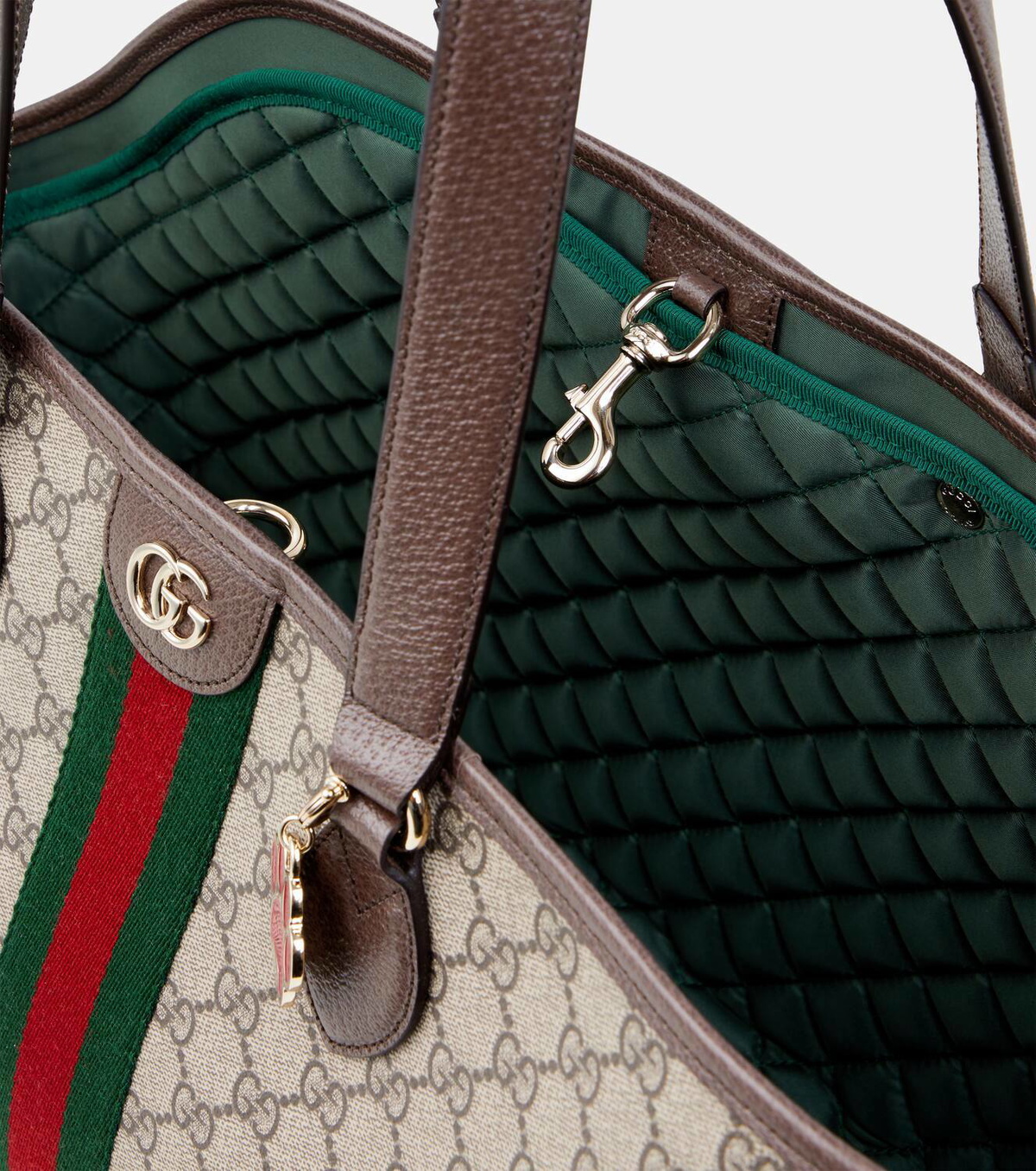 Gucci GG Web Stripe pet tote bag