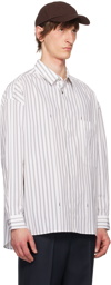 Jacquemus White 'La Chemise Manches Longue' Shirt