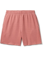 John Elliott - Wide-Leg Cotton-Blend Jacquard Shorts - Red