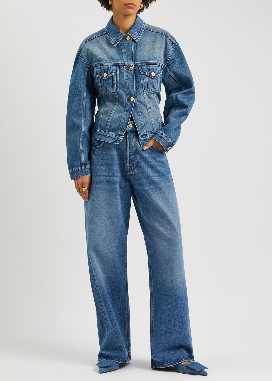 Jacquemus Le De Nîmes wide-leg Jeans | Blue | FARFETCH