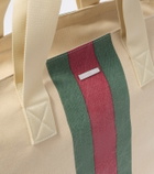 Gucci Web Stripe canvas tote bag
