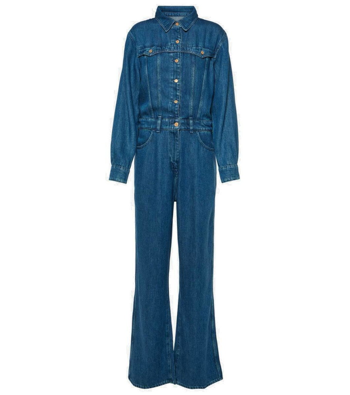 Photo: 7 For All Mankind Western denim jumpsuit