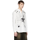 Comme des Garcons Shirt White Basquiat Edition Poplin Print Shirt