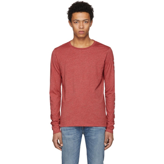 Photo: Burberry Red Marchston Burnout T-Shirt