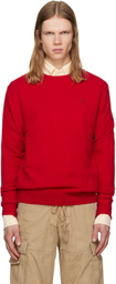 Polo Ralph Lauren Red Wool Sweater