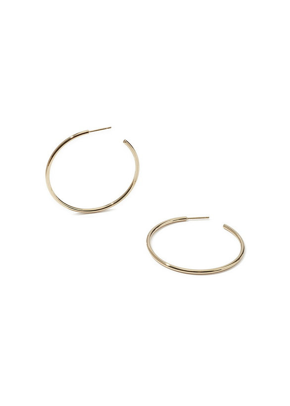 Photo: Otiumberg Everyday 14kt Gold Vermeil Hoop Earrings - One Size