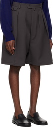 RAINMAKER KYOTO Gray Triple Cloth Hakama Shorts
