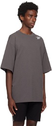 We11done Gray 'WD' T-Shirt