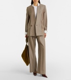 Victoria Beckham Herringbone virgin wool blazer