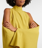 Taller Marmo Bacall draped satin gown