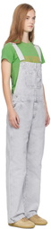 Carhartt Work In Progress Gray Bib Straight Overalls