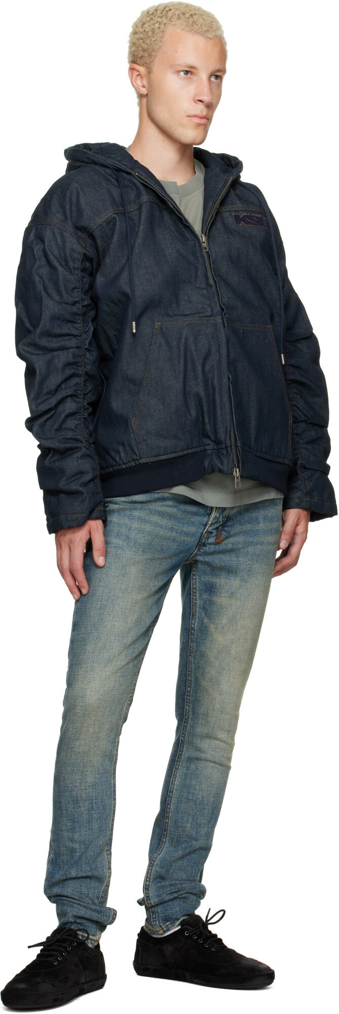 Ksubi Blue Van Winkle Re-Up Jeans