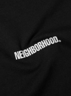 Neighborhood - Home Logo-Print Cotton-Jersey Sweatshirt and Sweatpants Set - Black