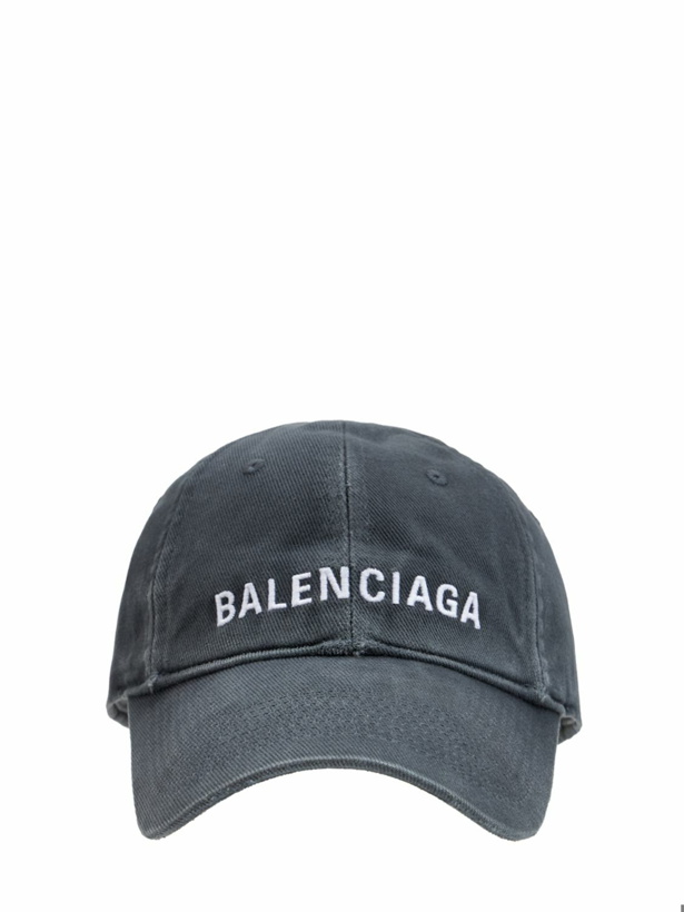 Photo: BALENCIAGA Logo Cotton Cap