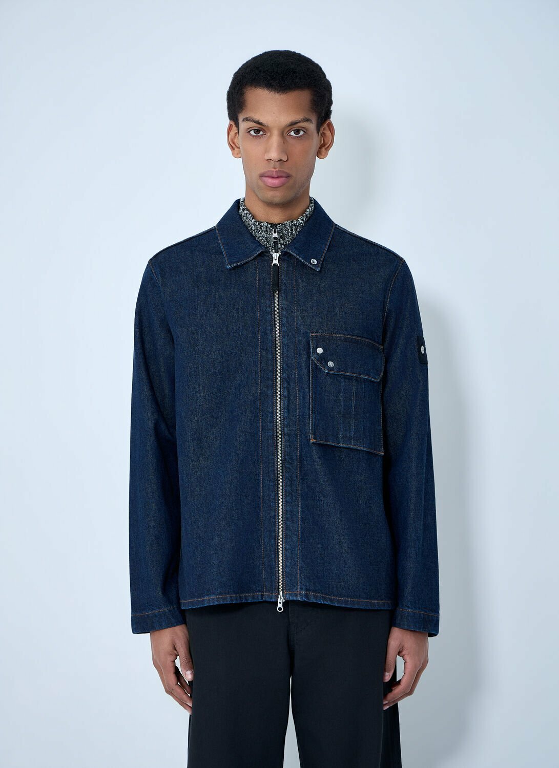 STONE  ダークブルー ジャケット Stone Island Denim Jacket Stone Island