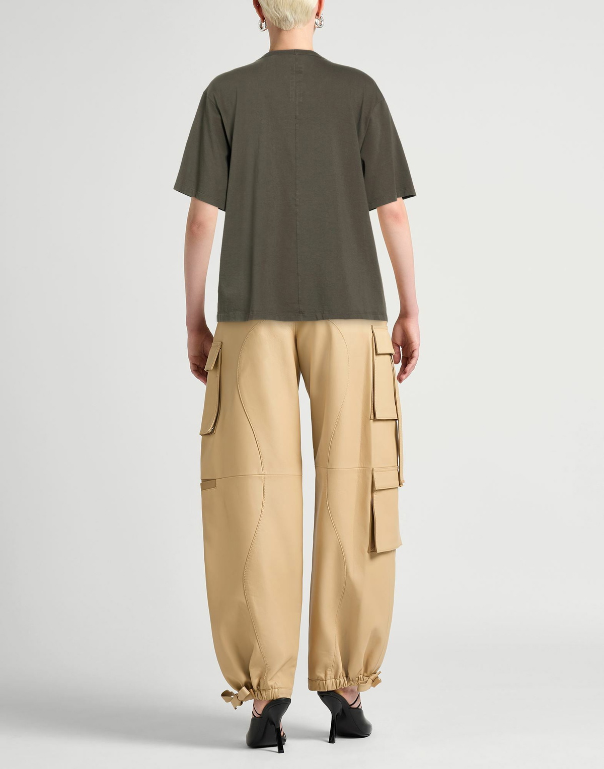 Rick Owens Womens T-shirt in Dark green
