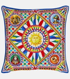Dolce&Gabbana Casa - Small printed canvas cushion