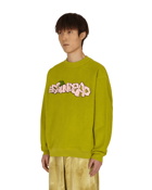 Brain Dead Slime Reverse Fleece Crewneck Sweatshirt
