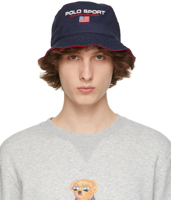 Photo: Polo Ralph Lauren Navy Loft Bucket Hat