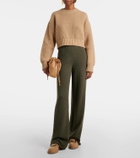 Roger Vivier Viv' Rangers suede mules