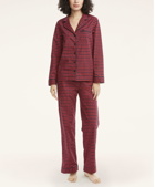 Brooks Brothers Women's Lunar New Year Cotton Graphic Poplin Pajamas Set | Red