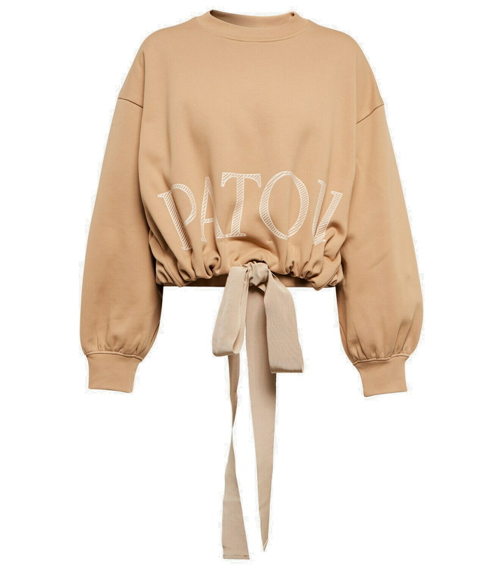 Photo: Patou Cropped cotton jersey sweater