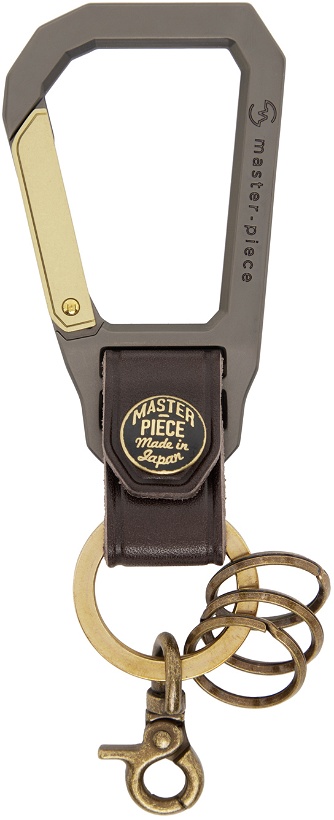 Photo: master-piece Brown Carabiner Key Chain