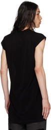 Rick Owens Black Deep V-Neck T-Shirt