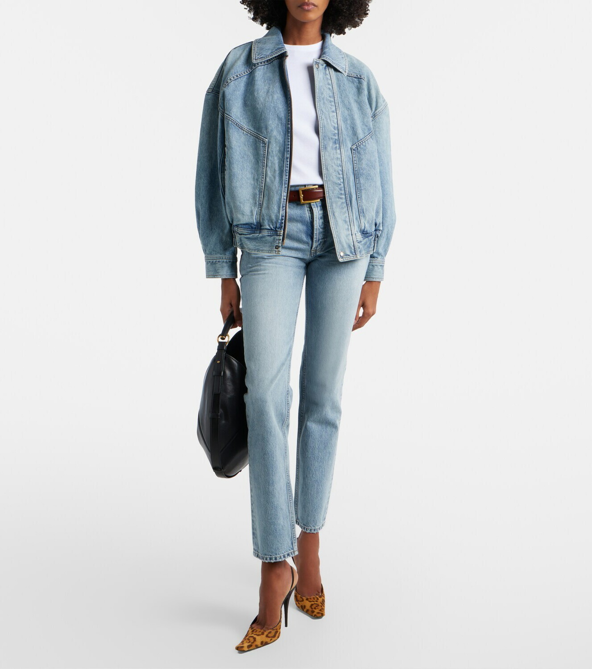 Saint Laurent Cassandre cotton T-shirt