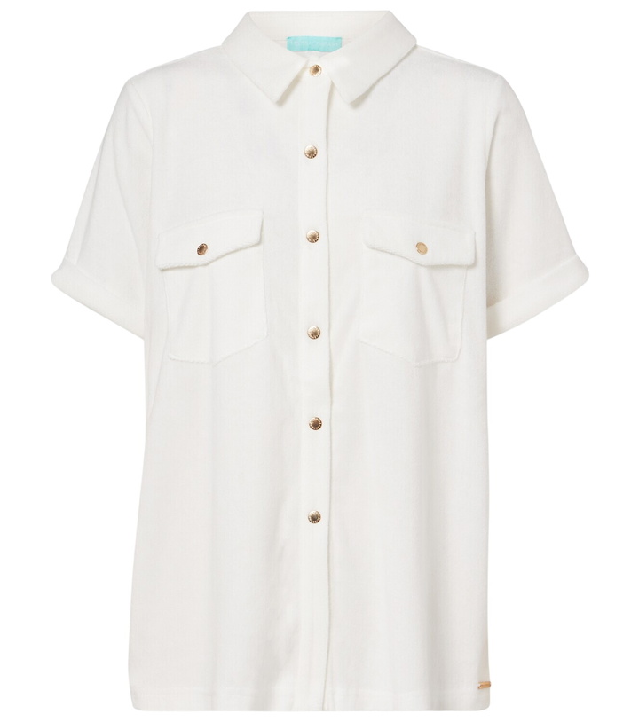 Photo: Melissa Odabash Tori cotton-blend shirt