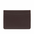 A.P.C. Andre Card Holder in Dark Brown 