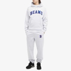 BEAMS Men's B Sweat Pants in Ash Grey