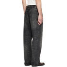 Sunflower Black Wide Twist Jeans