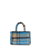 MC2 Saint Barth Soft Wooly Clarine Handbag With Tartan Pattern