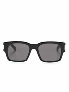 Saint Laurent Eyewear Logo-Plaque Square-Frame Sunglasses