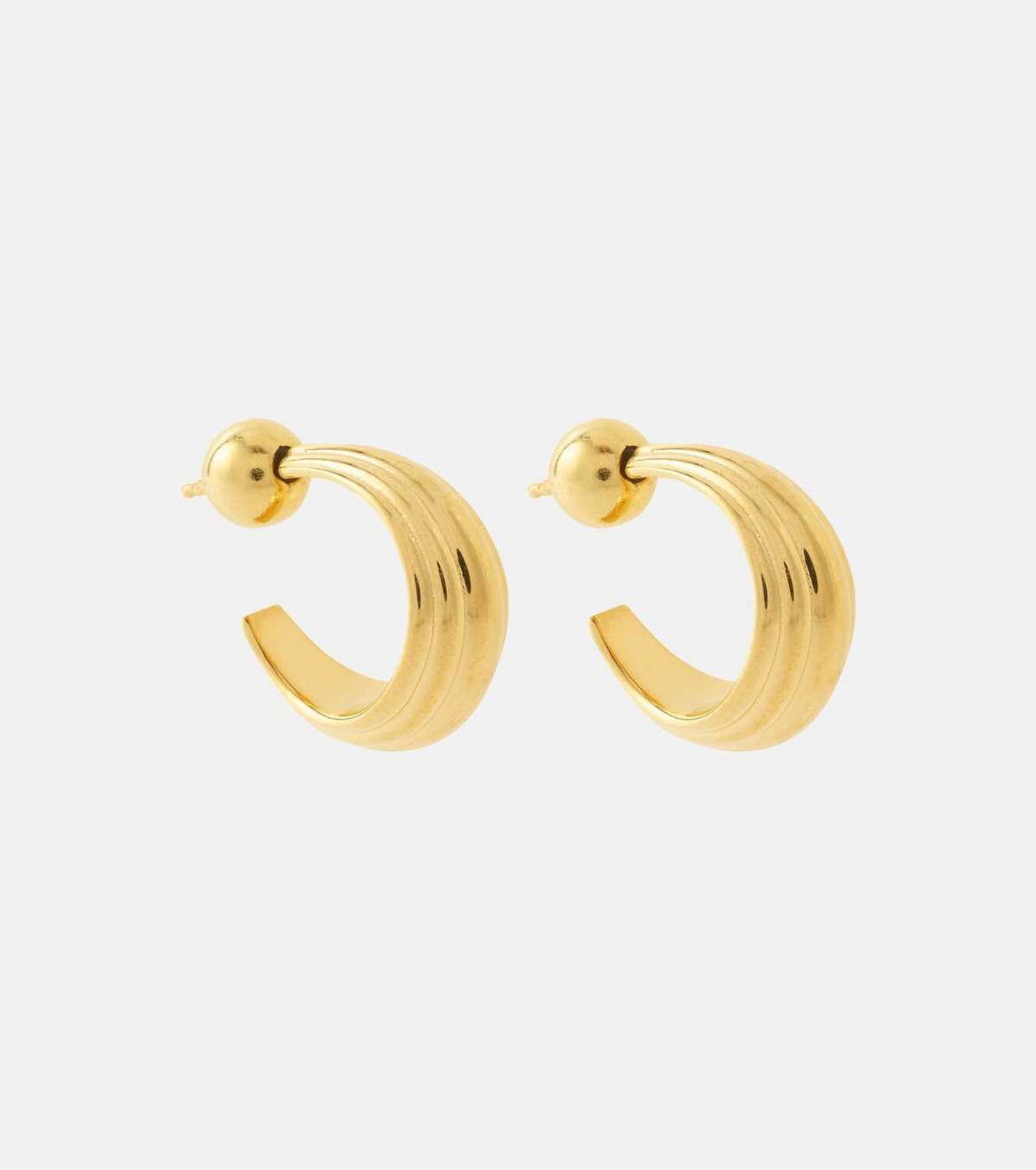 ソフィーブハイ　Small Blondeau Hoops - Silver Small Blondeau Hoops — Silver – La Garçonne
