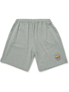 Vetements - Wide-Leg Printed Cotton-Jersey Shorts - Gray
