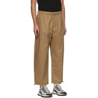 Moncler Khaki Cotton Ripstop Lounge Pants