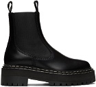 Proenza Schouler Black Platform Chelsea Boots
