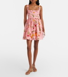 Agua by Agua Bendita Barbara Mini printed cotton minidress