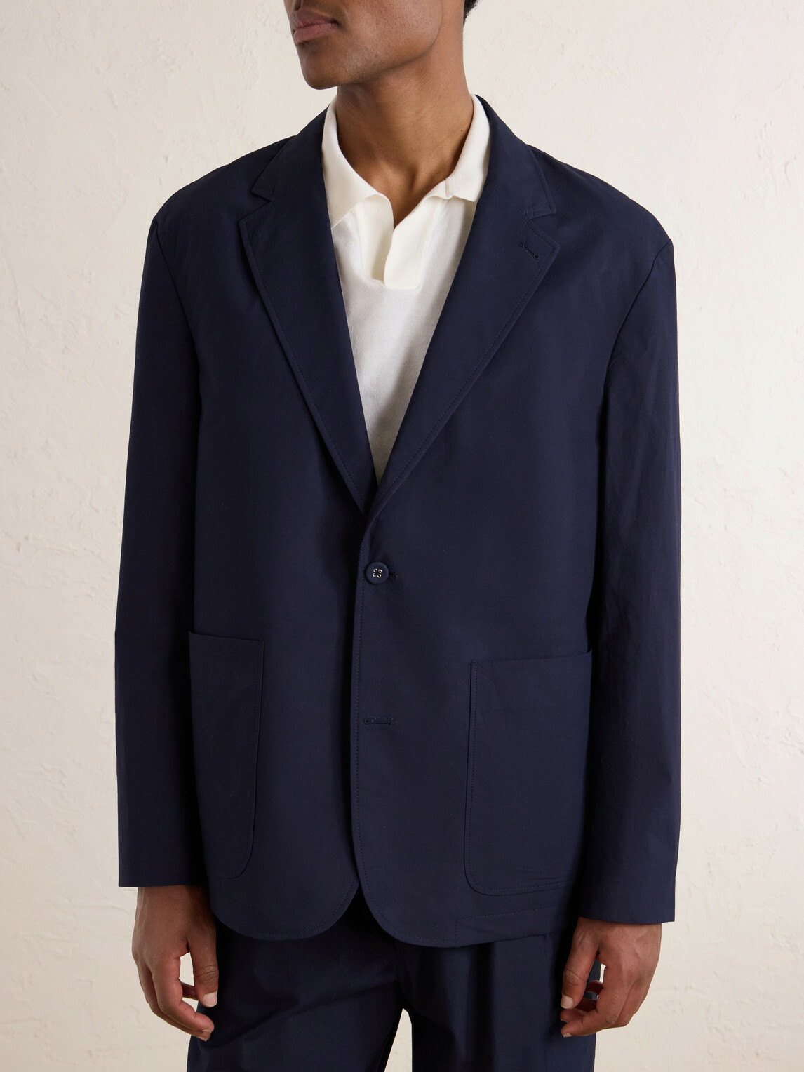 Officine Générale - Cyril Organic Cotton-Poplin Suit Jacket - Blue