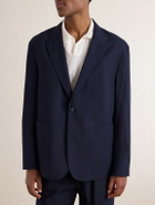 Officine Générale - Cyril Organic Cotton-Poplin Suit Jacket - Blue