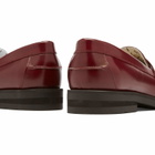 Duke + Dexter Women's Wilde Burgundy Penny Loafer in Red