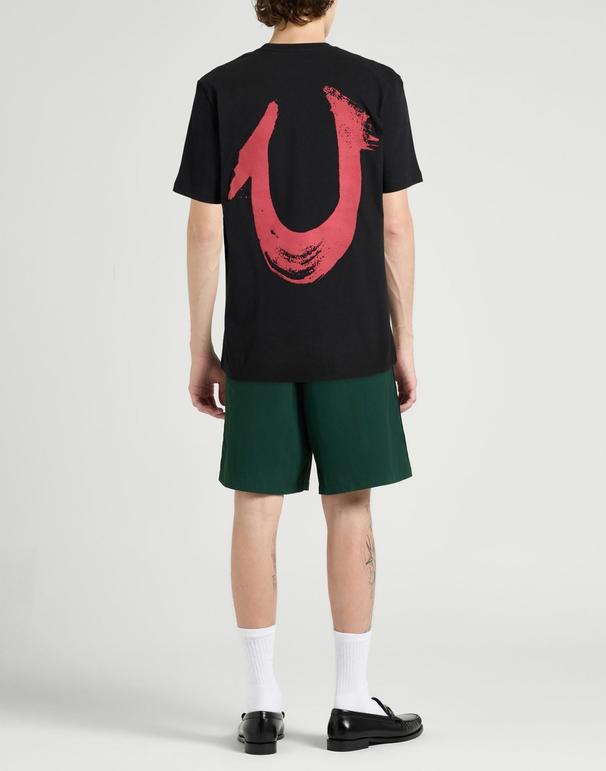 True Religion Mens T-shirt in Black