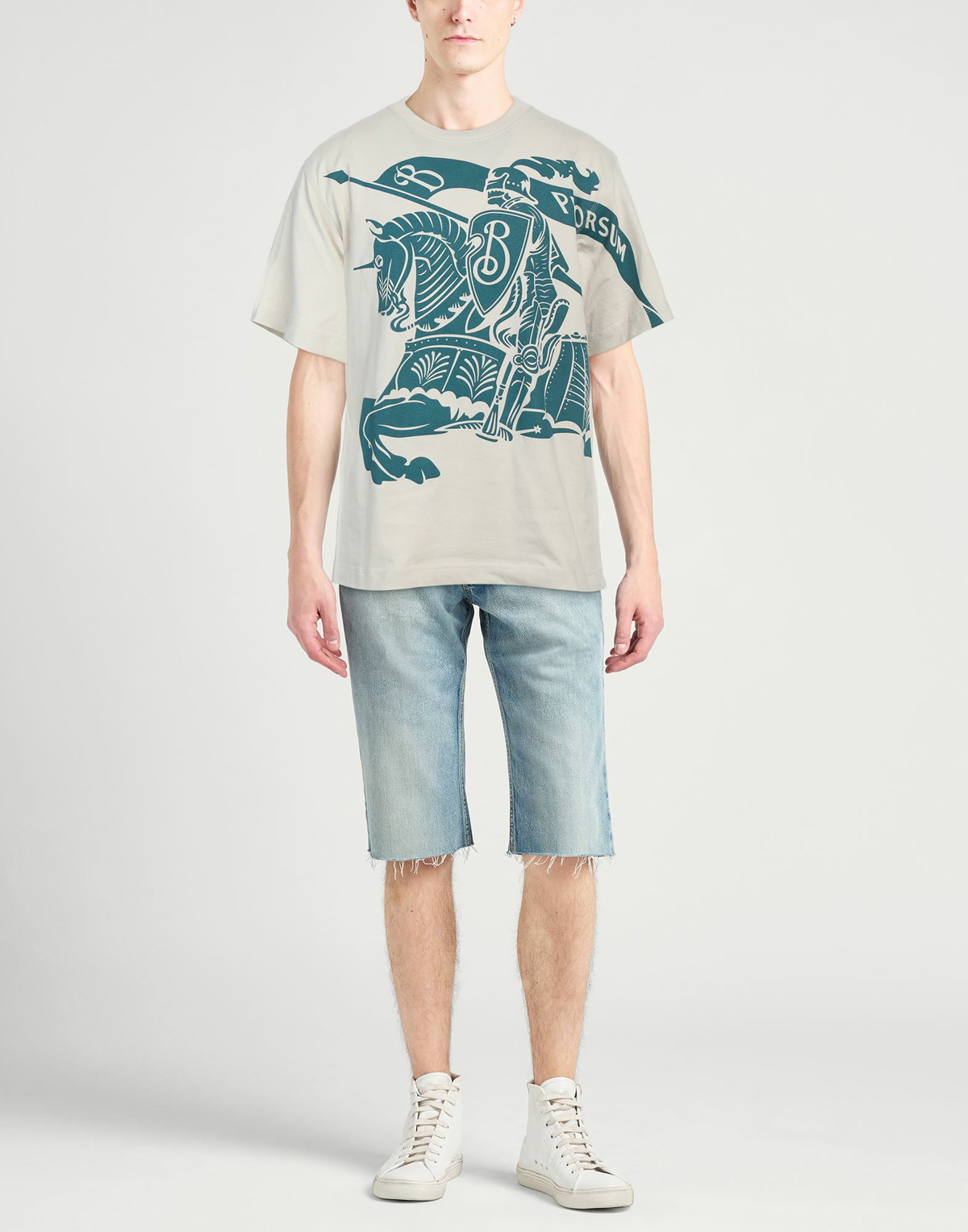 Burberry Mens T-shirt in Beige